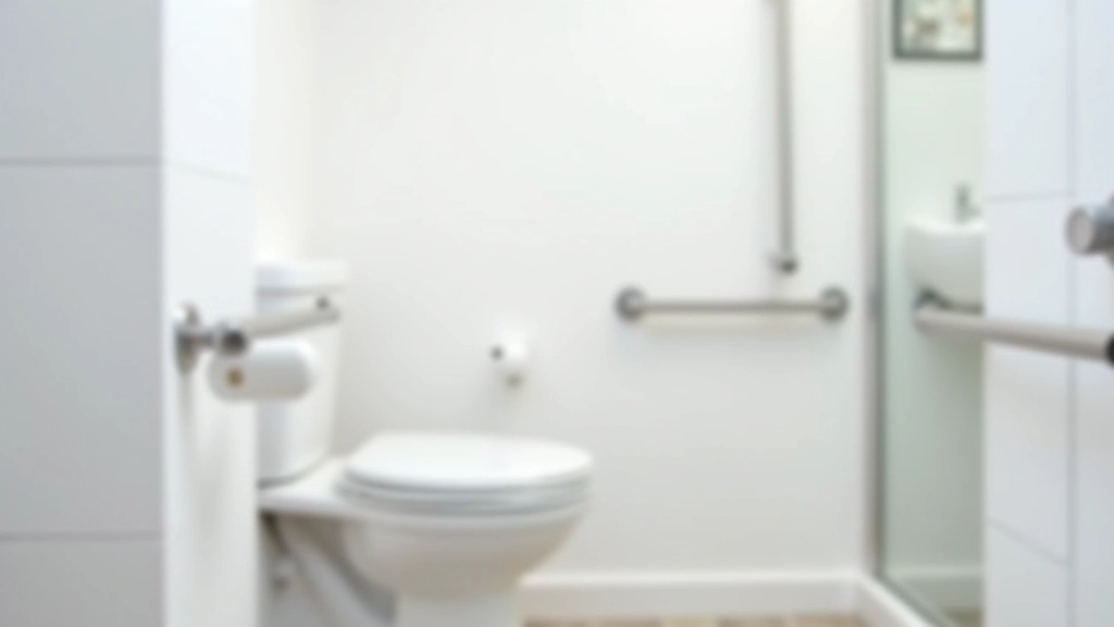 Modern bathroom with safety features